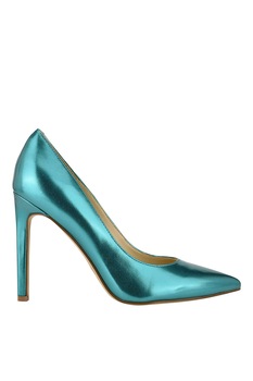 NINE WEST, Pantofi cu aspect metalizat Tatiana, Albastru, 6.5 NINE WEST, Pantofi cu aspect metalizat Tatiana, Albastru, 6.5