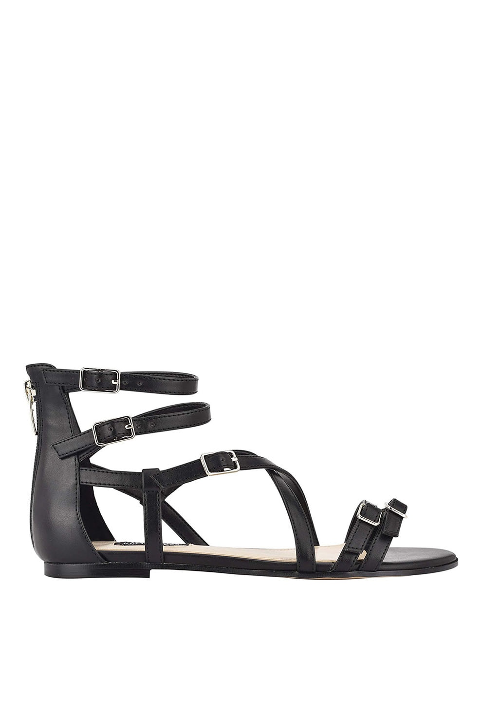 NINE WEST, Sandale cu barete multiple Lorna