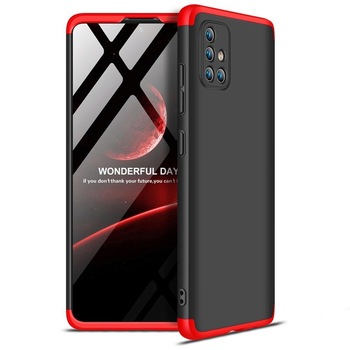 Husa 360° GKK (Protectie Completa) pentru Samsung Galaxy A51, Negru/Rosu Husa 360° GKK (Protectie Completa) pentru Samsung Galaxy A51, Negru/Rosu