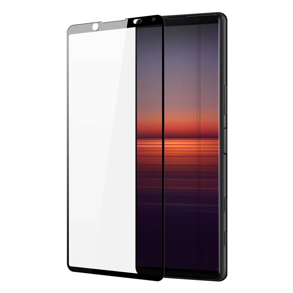 Folie de Protectie Dux Ducis 9D pentru Sony Xperia 5 II, Sticla Temperata, Case Friendly, Negru