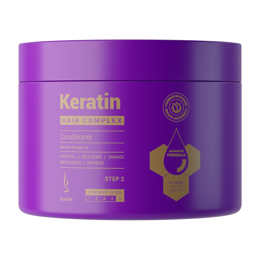 Balsam de par cu Keratina unisex ,200 ml, DuoLife
