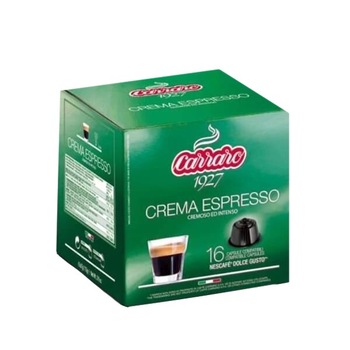 Capsule cafea, Carraro Crema Espresso, compatibile Dolce Gusto, 1 set x 16 capsule 112 GR Capsule cafea, Carraro Crema Espresso, compatibile Dolce Gusto, 1 set x 16 capsule 112 GR