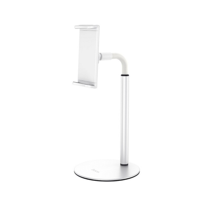 Suport Telescopic Birou Hoco Compatibil Cu Telefoane Si Tablete Cu Dimensiunea 4,7"-10", Alb, Ph-30