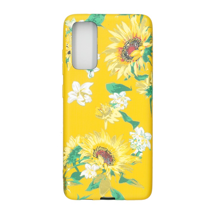 Husa protectie spate, cu motiv floral, Luxo M9, pentru Samsung Galaxy S20 FE