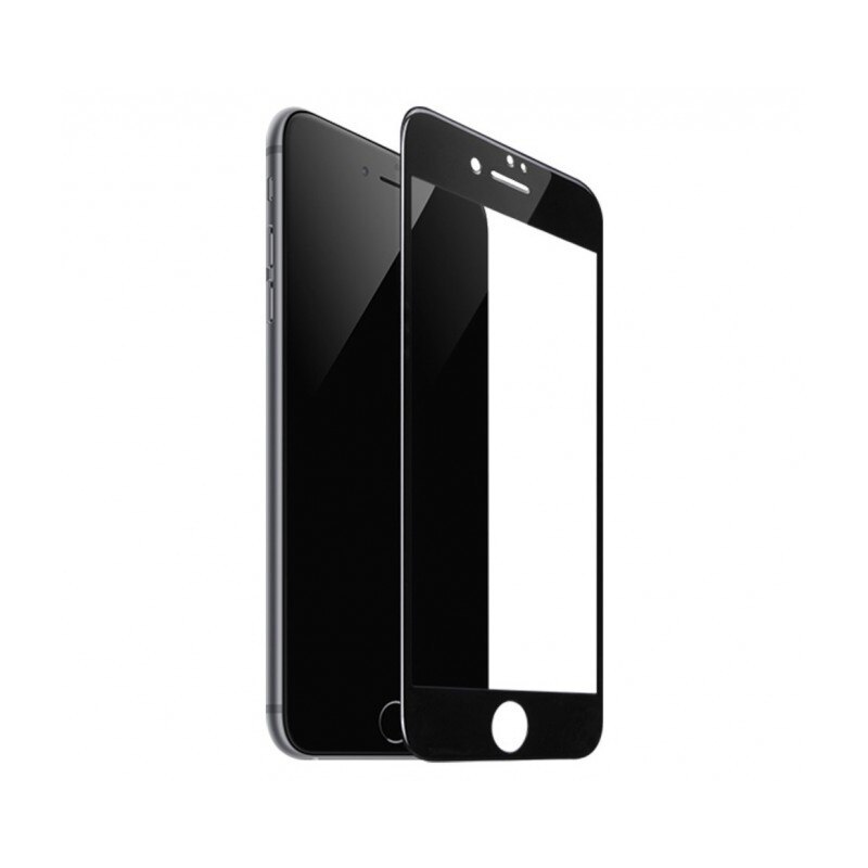 Folie Sticla Securizata Premium Full Cover Hoco Compatibila Cu iPhone 7 / 8 / Se 2 ( 2020 ), Transparenta Cu Margine Neagra