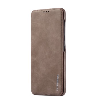 Husa pentru Samsung Galaxy S21 Ultra, CaseMe, slim piele, stand, inchidere magnetica, textura fina, Maro coffee Husa pentru Samsung Galaxy S21 Ultra, CaseMe, slim piele, stand, inchidere magnetica, textura fina, Maro coffee