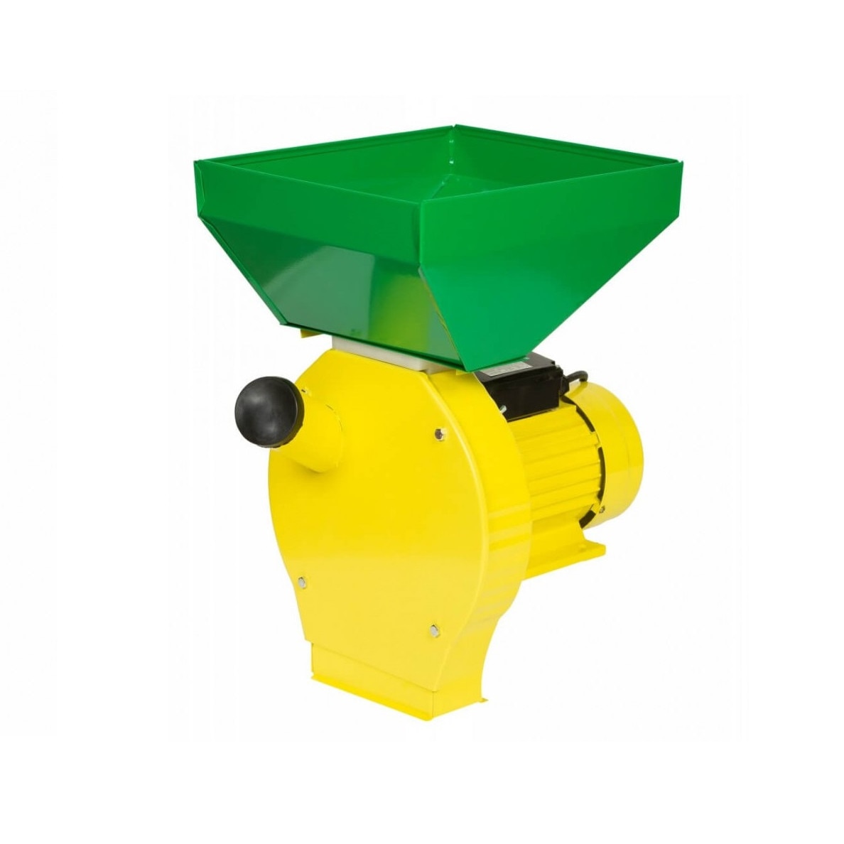 Moara de Cereale si Uruiala universala Campion Yellow, Cuva Mare Nr. 2,Profesionala, 3.8 KW, 350 kg/h/ 3000 RPM, 4 Site, Cupru 100%