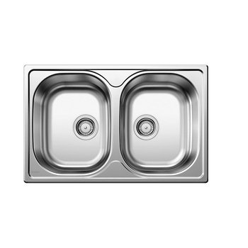 Chiuveta bucatarie Blanco TIPO 8 Compact, inox natur, 78 x 50 x 17 cm, sifon cu ventile incluse Chiuveta bucatarie Blanco TIPO 8 Compact, inox natur, 78 x 50 x 17 cm, sifon cu ventile incluse