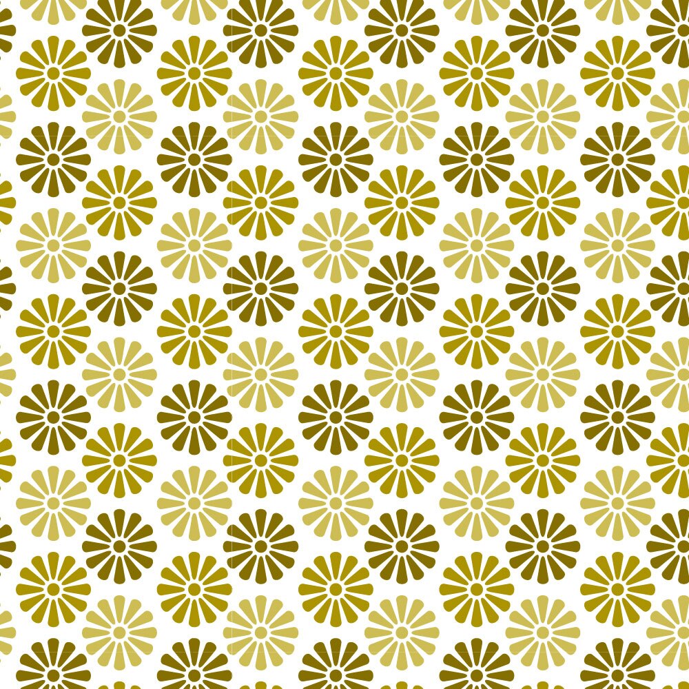 Tapet Premium Heartwork Flori nuantate verde kaki, Ecologic, Non-Woven, Set 6 Role, 150 cm x 310 cm