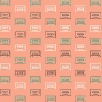 Tapet Premium Heartwork Muzica casete vintage, Ecologic, Non-Woven, Set 6 Role, 150 cm x 310 cm Tapet Premium Heartwork Muzica casete vintage, Ecologic, Non-Woven, Set 6 Role, 150 cm x 310 cm