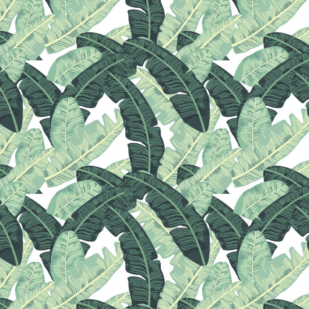 Tapet Premium Heartwork Frunze suprapuse de palmier, Ecologic, Non-Woven, Set 6 Role, 150 cm x 310 cm