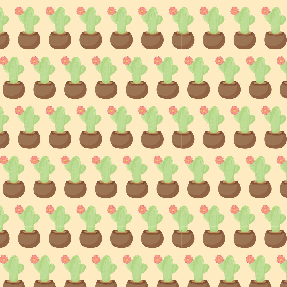 Autocolant Heartwork pentru mobilier, Cactus in ghiveci floare roz, autoadeziv, latime 50 cm x lungime 50 cm