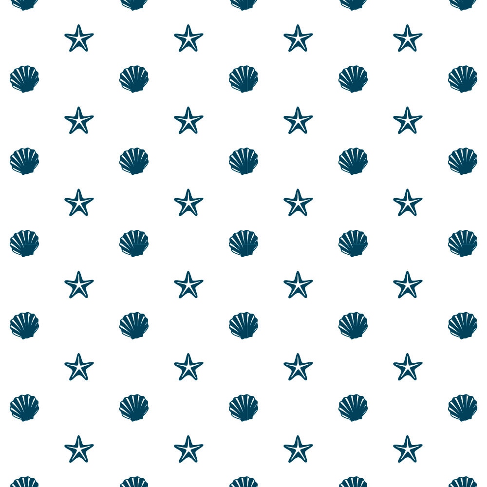 Tapet Premium Heartwork Stelute de mare si scoici, Ecologic, Non-Woven, Set 6 Role, 150 cm x 310 cm