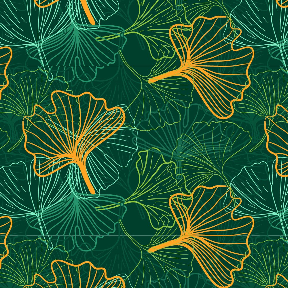 Autocolant Heartwork pentru mobilier, Motiv frunze, autoadeziv, latime 100 cm x lungime 200 cm