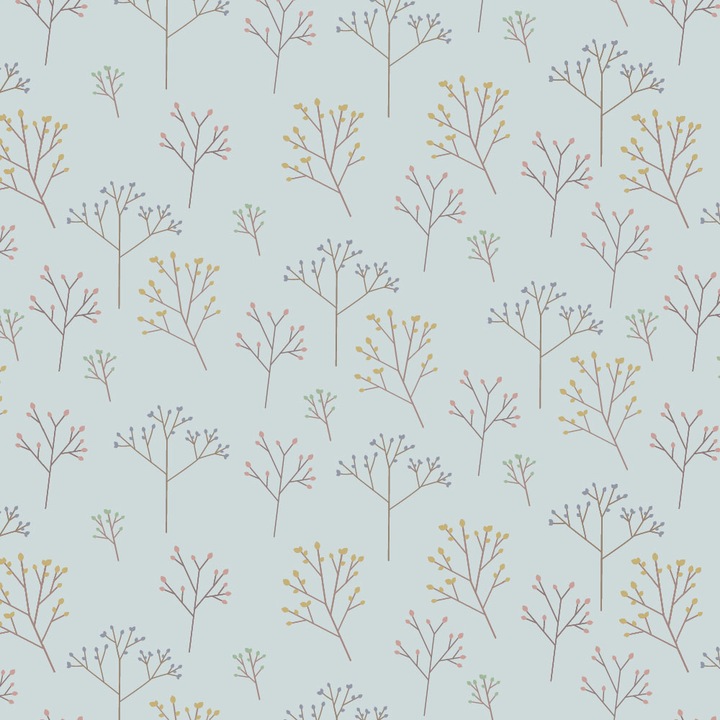 Autocolant Heartwork pentru mobilier, Crengute cu fructe colorate, autoadeziv, latime 50 cm x lungime 70 cm