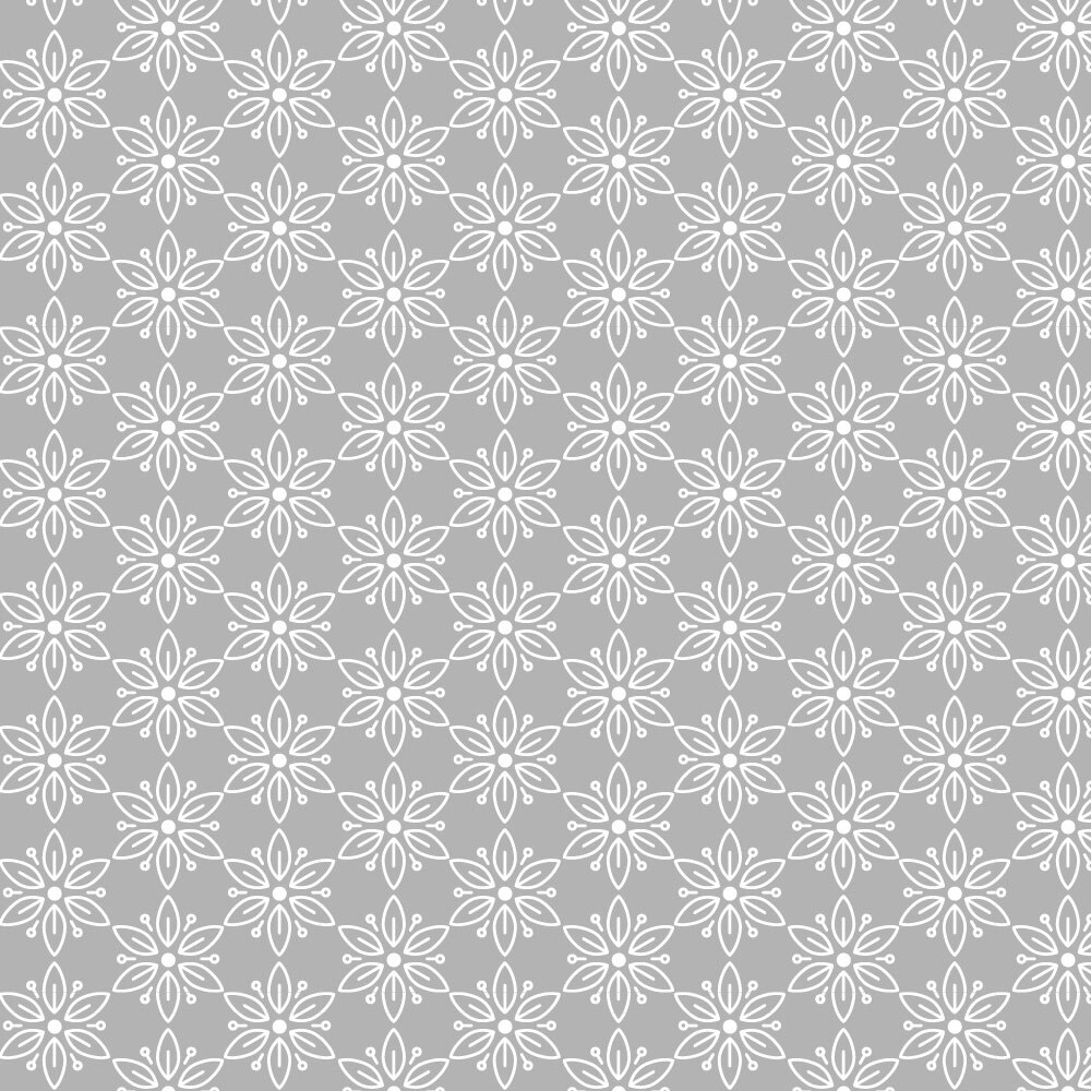 Tapet Premium Heartwork Flori petale alungite gri, Ecologic, Non-Woven, Set 6 Role, 150 cm x 310 cm