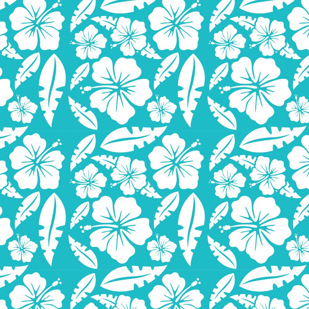 Tapet Premium Heartwork Natura tropicala fundal turcoaz, Ecologic, Non-Woven, Set 6 Role, 150 cm x 310 cm