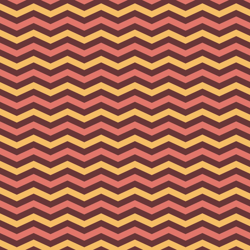 Tapet Premium Heartwork Zig-zag culori calde, Ecologic, Non-Woven, Set 6 Role, 150 cm x 310 cm