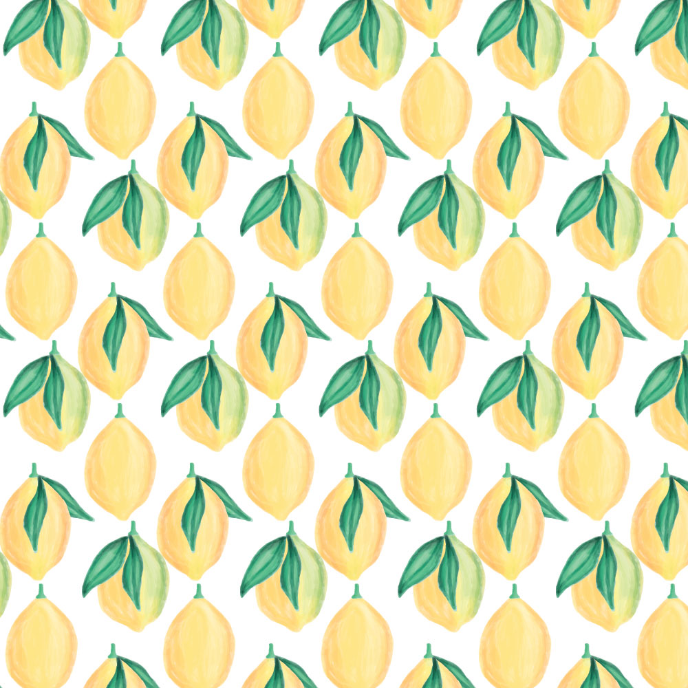 Autocolant Heartwork pentru mobilier, Fructe lamai 2, autoadeziv, latime 50 cm x lungime 50 cm