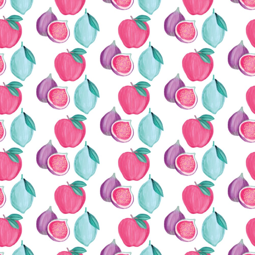 Tapet Premium Heartwork Fructe mere si smochine, Ecologic, Non-Woven, Set 6 Role, 150 cm x 310 cm