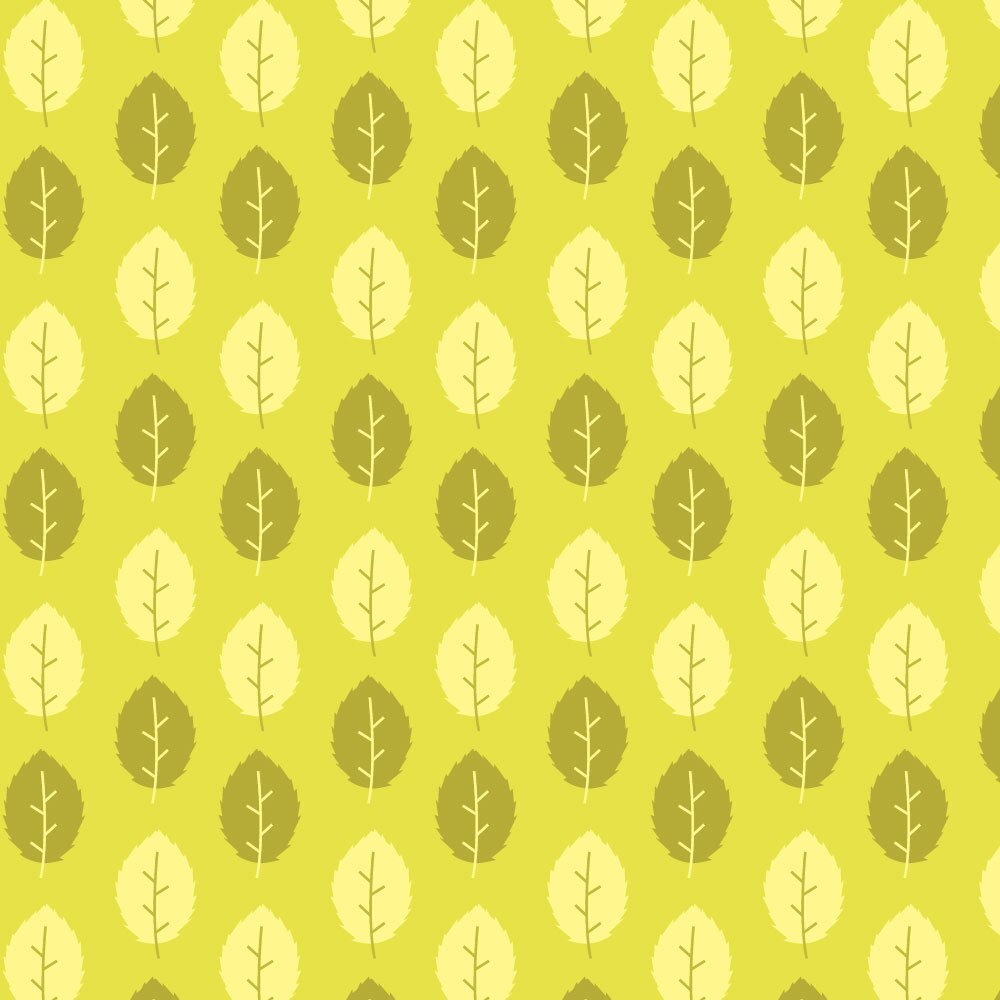Autocolant Heartwork pentru mobilier, Frunze de mar fundal galben, autoadeziv, latime 100 cm x lungime 200 cm