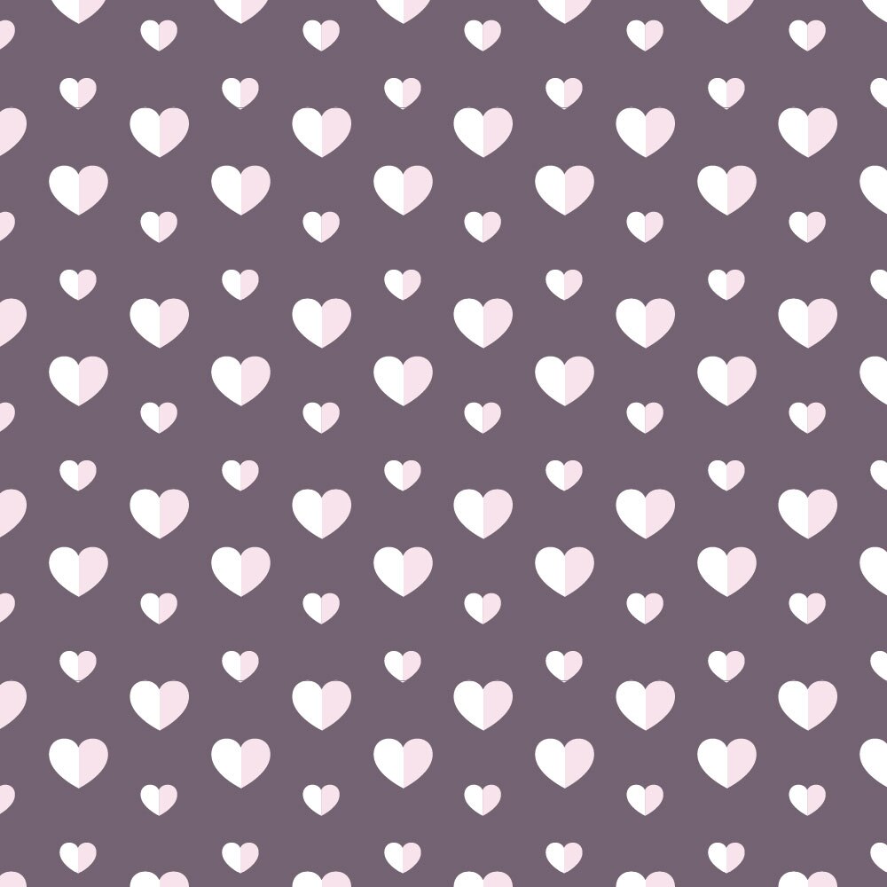 Autocolant Heartwork pentru mobilier, Inimioare bicolore, autoadeziv, latime 100 cm x lungime 150 cm