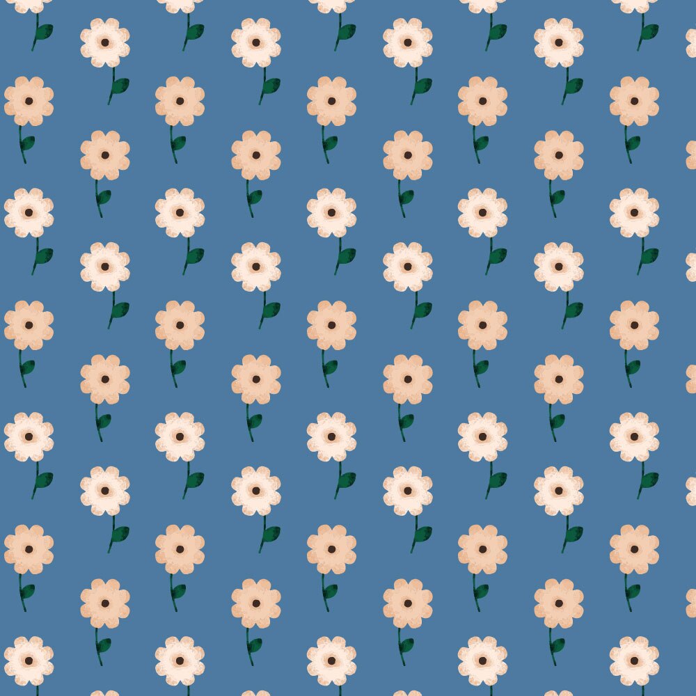 Autocolant Heartwork pentru mobilier, Natura albastru calm, autoadeziv, latime 50 cm x lungime 50 cm