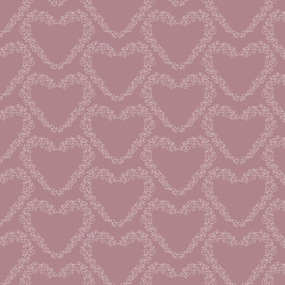 Autocolant Heartwork pentru mobilier, Valentine's inimi stilizate, autoadeziv, latime 100 cm x lungime 150 cm