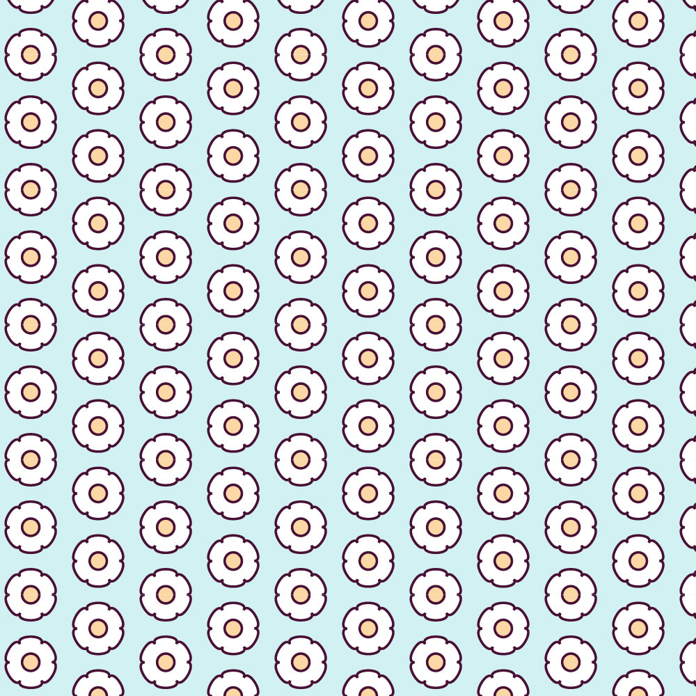 Autocolant Heartwork pentru mobilier, Natura flori albe fundal albastru, autoadeziv, latime 100 cm x lungime 200 cm