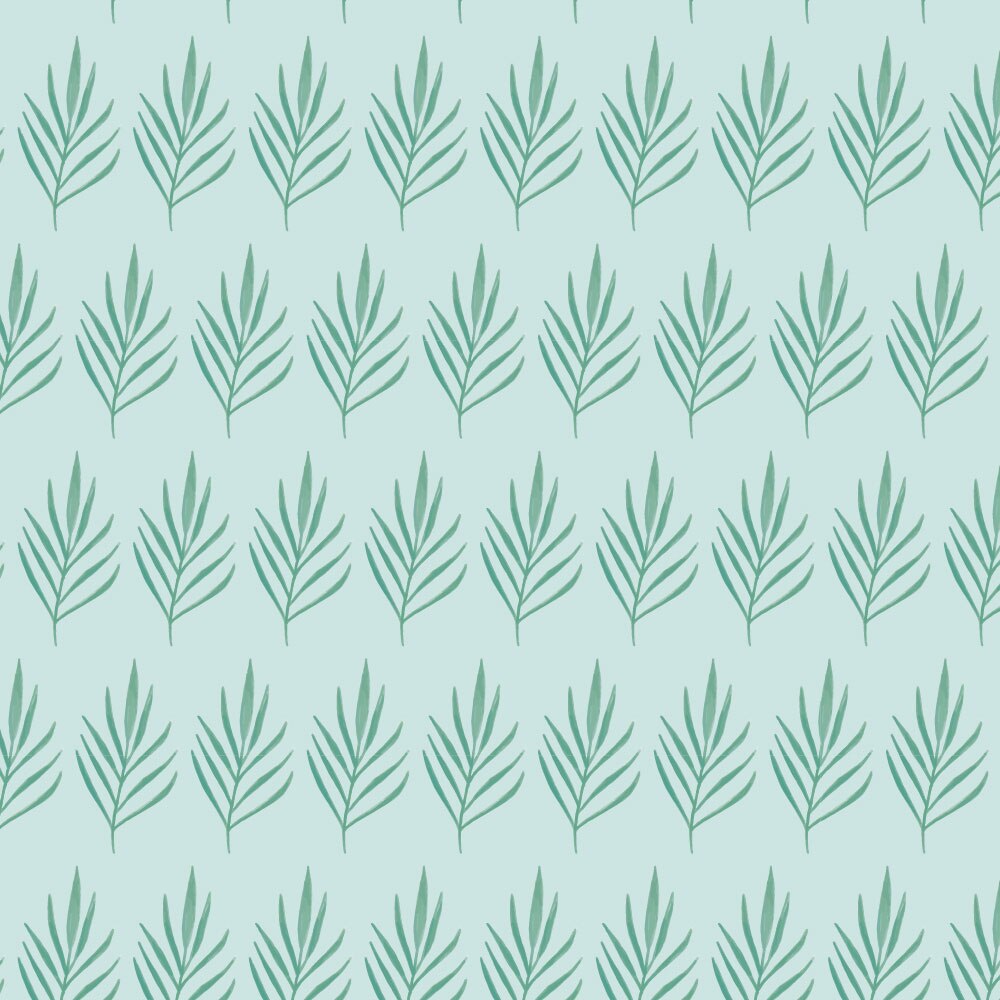 Tapet Premium Heartwork Ierburi verzi, Ecologic, Non-Woven, Set 6 Role, 150 cm x 310 cm