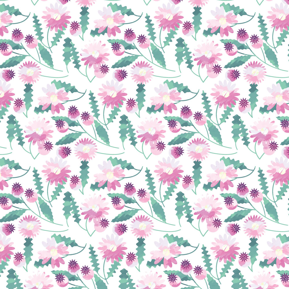 Autocolant Heartwork pentru mobilier, Vegetal flori si fructe roz, autoadeziv, latime 100 cm x lungime 150 cm