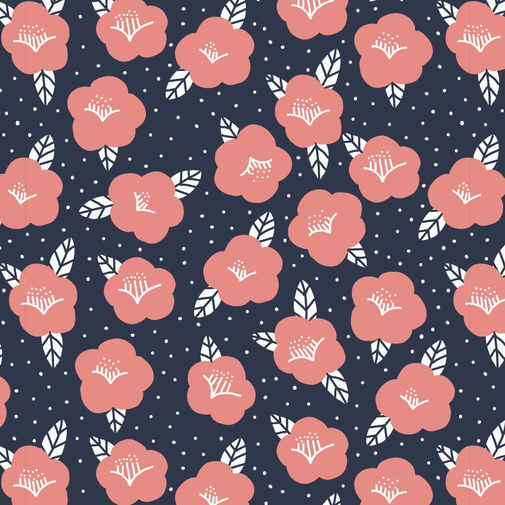 Autocolant Heartwork pentru mobilier, Clasic negru flori rosii, autoadeziv, latime 100 cm x lungime 150 cm