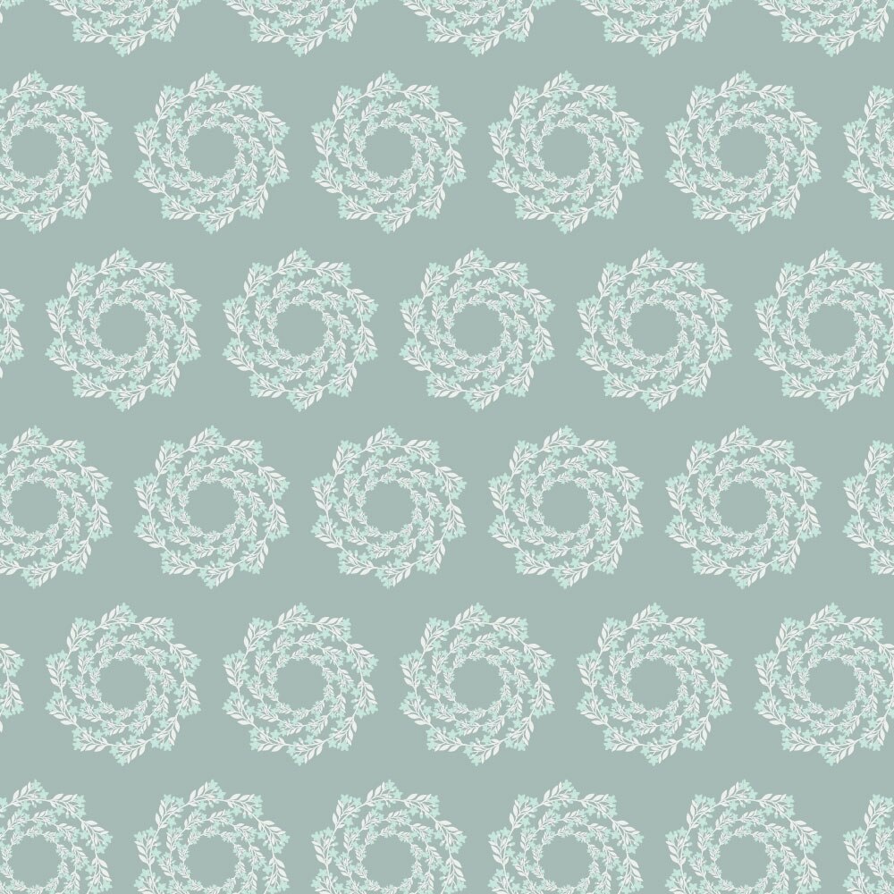 Tapet Premium Heartwork Ghirlanda naturala verde, Ecologic, Non-Woven, Set 6 Role, 150 cm x 310 cm