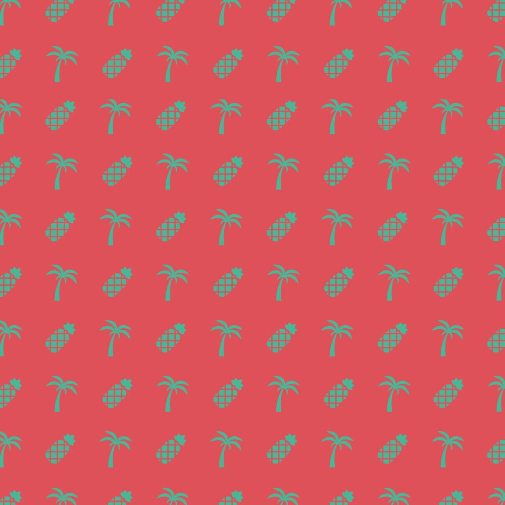 Tapet Premium Heartwork Motiv tropical rosu aprins, Ecologic, Non-Woven, Set 6 Role, 150 cm x 310 cm