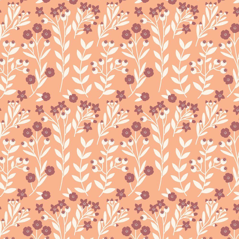 Autocolant Heartwork pentru mobilier, Model natural vintage portocaliu rosu, autoadeziv, latime 100 cm x lungime 150 cm