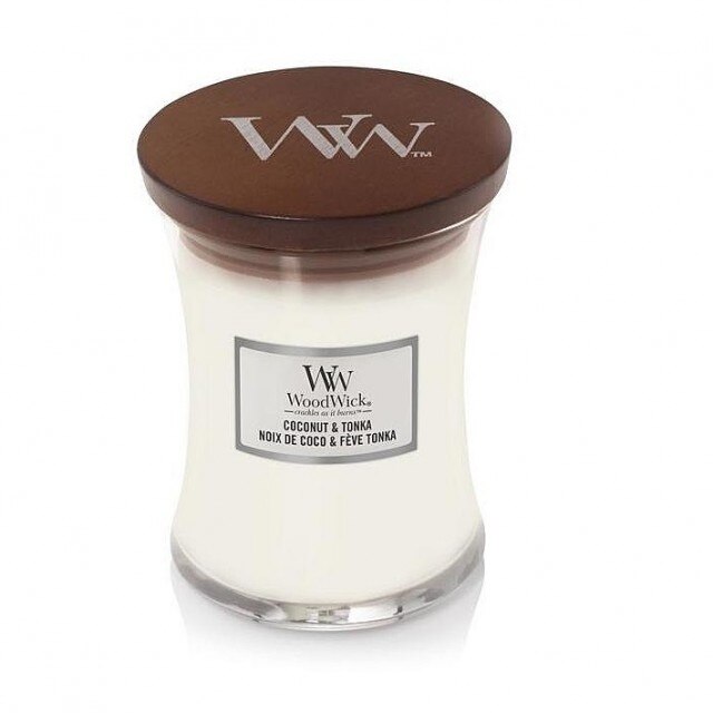 Lumanare Parfumata Borcan Mediu Coconut Tonka, WoodWick®