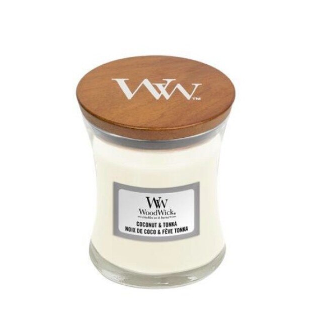 Lumanare Parfumata Borcan Mic Coconut Tonka, WoodWick®