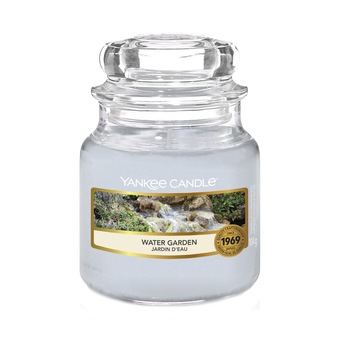 Lumanare Parfumata Borcan Mic Water Garden 104g, Yankee Candle Lumanare Parfumata Borcan Mic Water Garden 104g, Yankee Candle