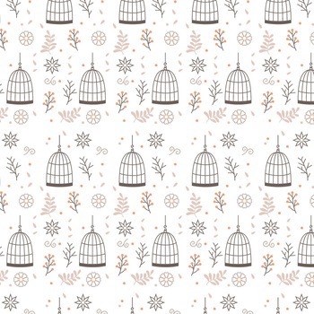 Autocolant Heartwork pentru mobilier, Cusca de pasari motive naturale alb, autoadeziv, latime 100 cm x lungime 200 cm Autocolant Heartwork pentru mobilier, Cusca de pasari motive naturale alb, autoadeziv, latime 100 cm x lungime 200 cm