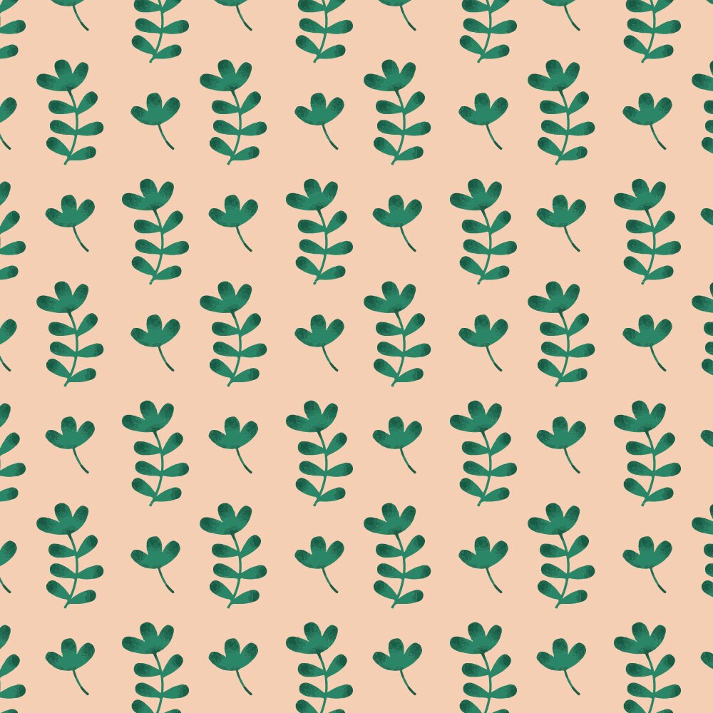 Tapet Premium Heartwork Ramuri frunze verzi, Ecologic, Non-Woven, Set 6 Role, 150 cm x 310 cm