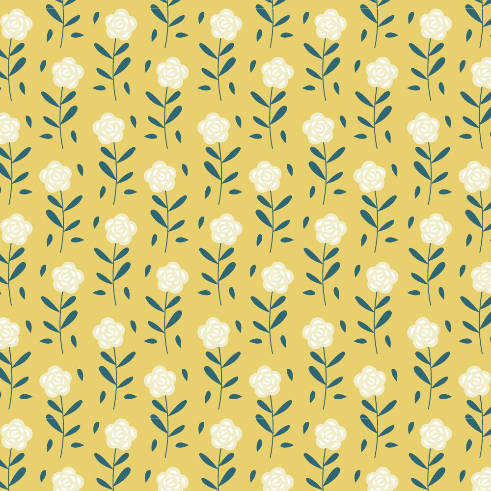 Tapet Premium Heartwork Trandafiri albi, Ecologic, Non-Woven, Set 6 Role, 150 cm x 310 cm