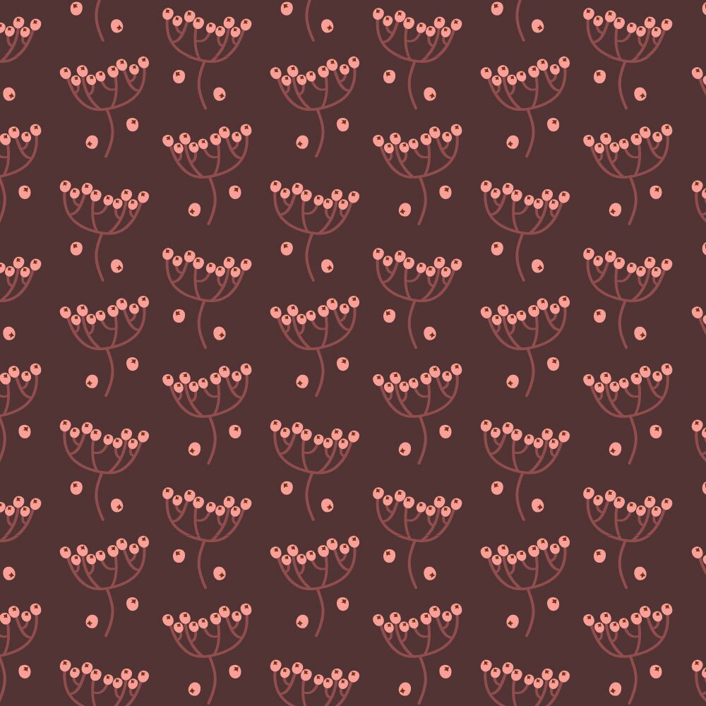 Autocolant Heartwork pentru mobilier, Fructe de padure rosu inchis, autoadeziv, latime 100 cm x lungime 200 cm