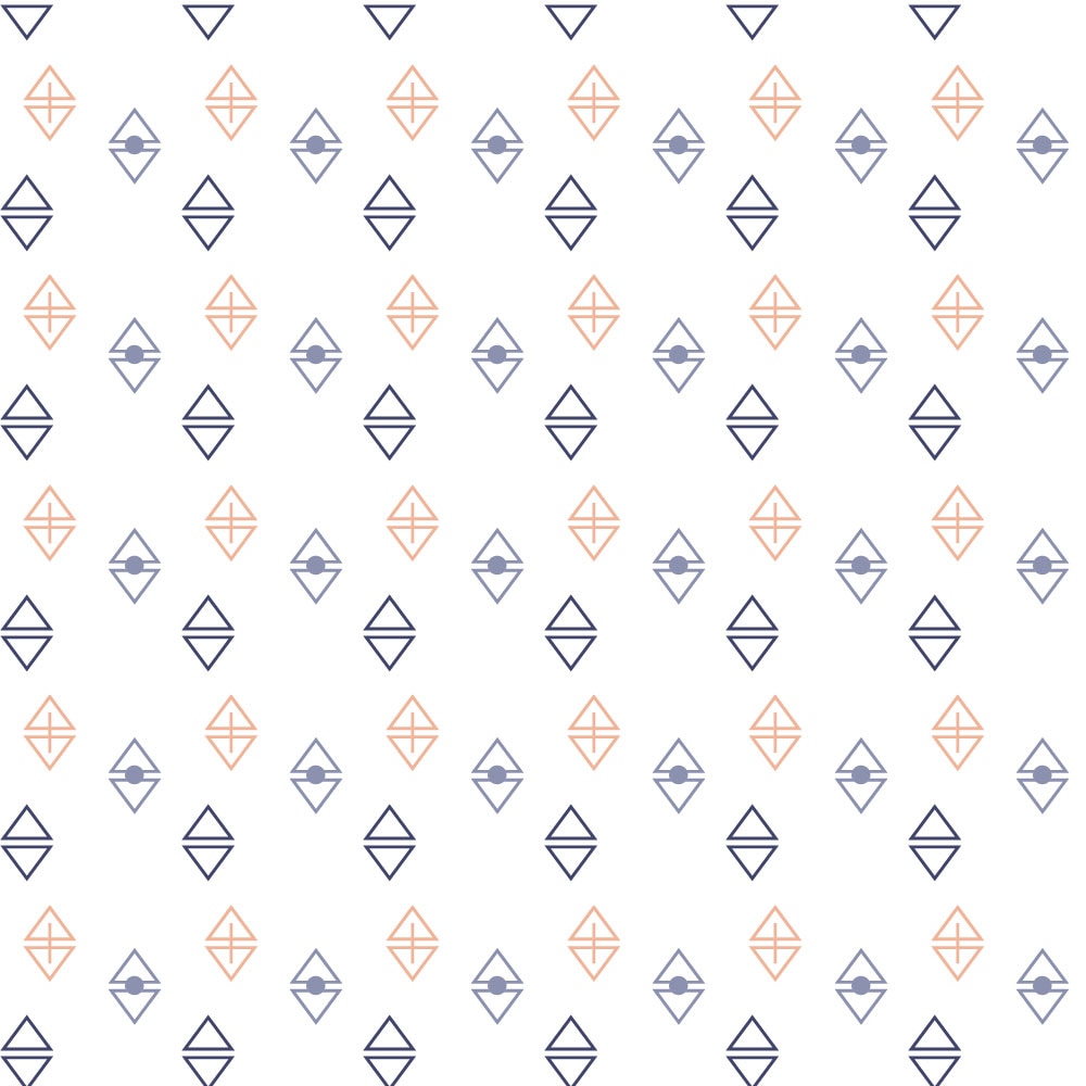 Tapet Premium Heartwork Minimalist triunghiuri, Ecologic, Non-Woven, Set 6 Role, 150 cm x 310 cm