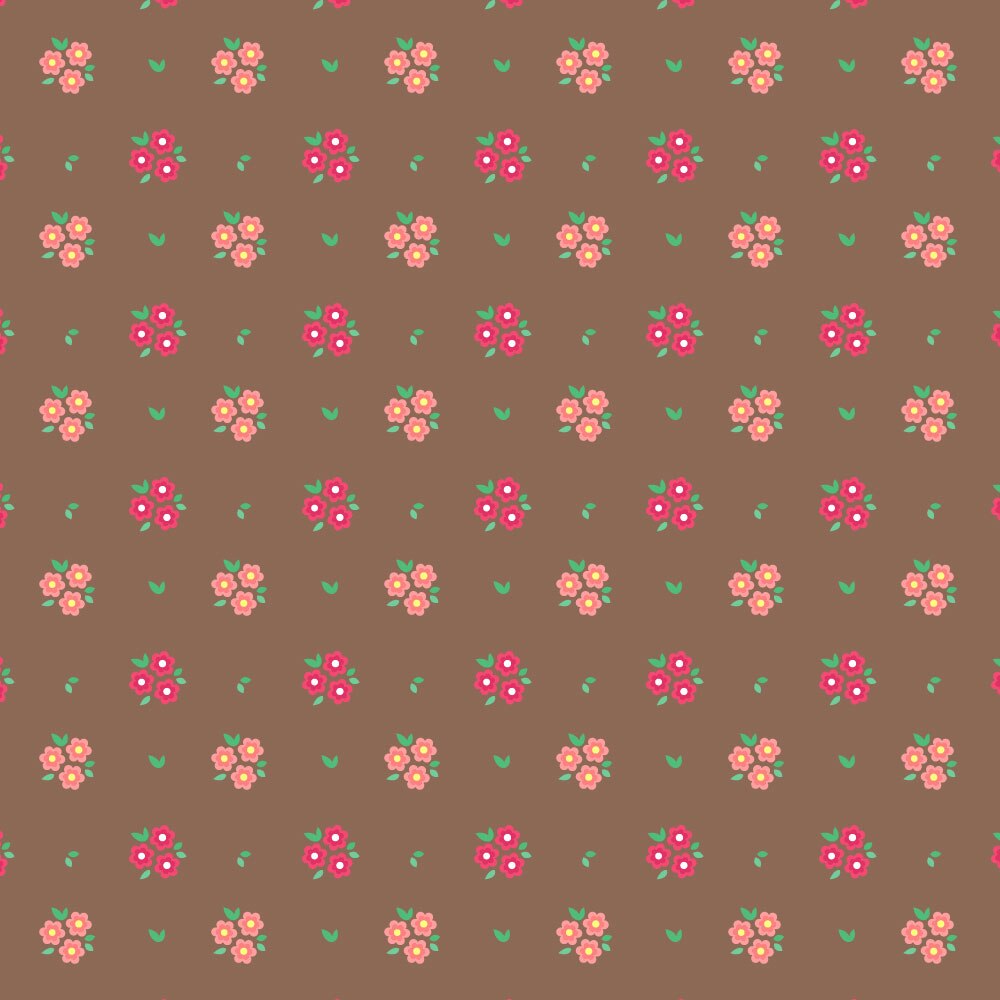 Autocolant Heartwork pentru mobilier, Buchete de flori rosii, autoadeziv, latime 100 cm x lungime 200 cm