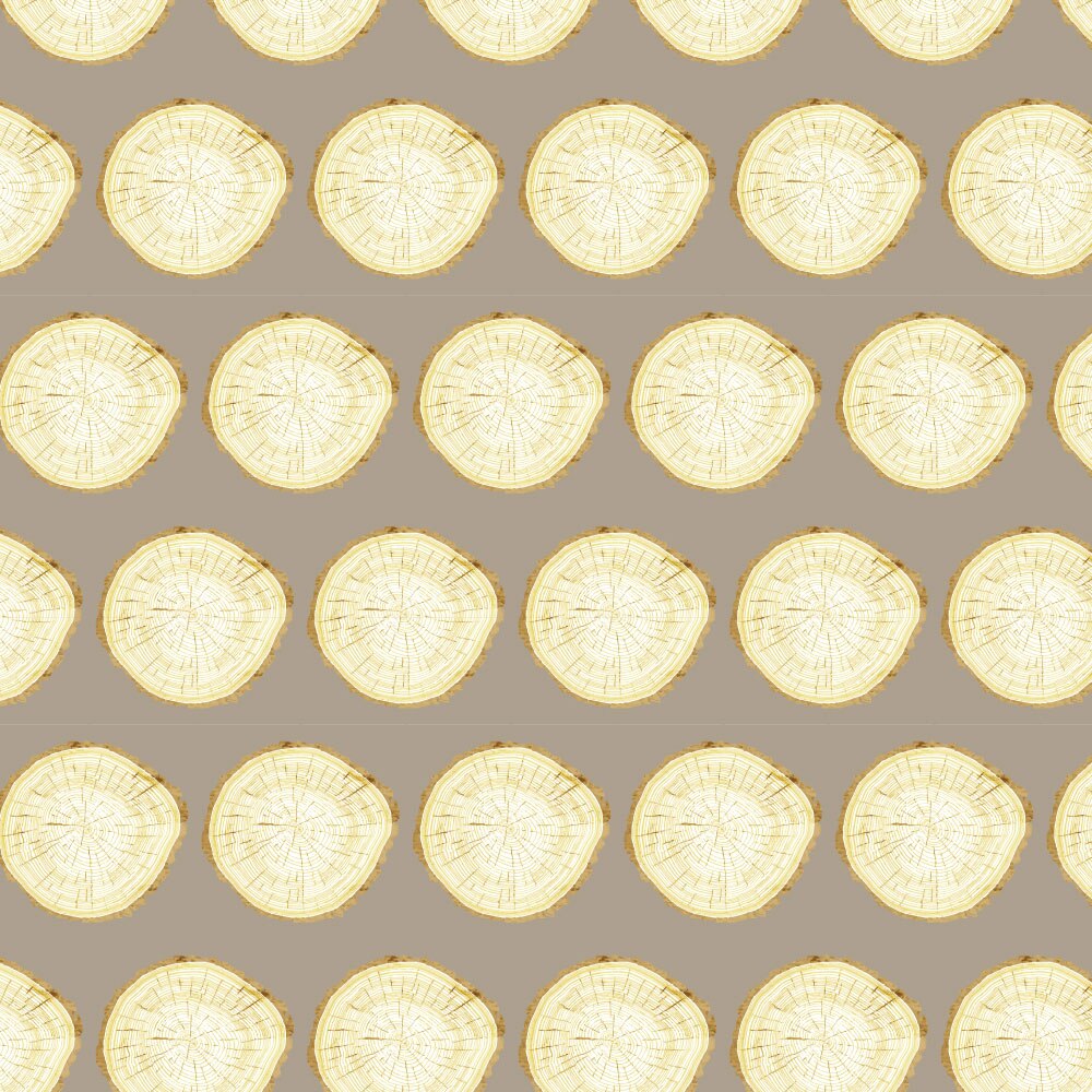 Autocolant Heartwork pentru mobilier, Sectiune copac maro, autoadeziv, latime 100 cm x lungime 150 cm