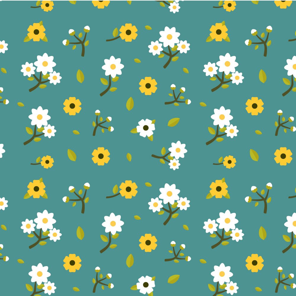 Autocolant Heartwork pentru mobilier, Crengute cu flori albe si galbene, autoadeziv, latime 100 cm x lungime 150 cm