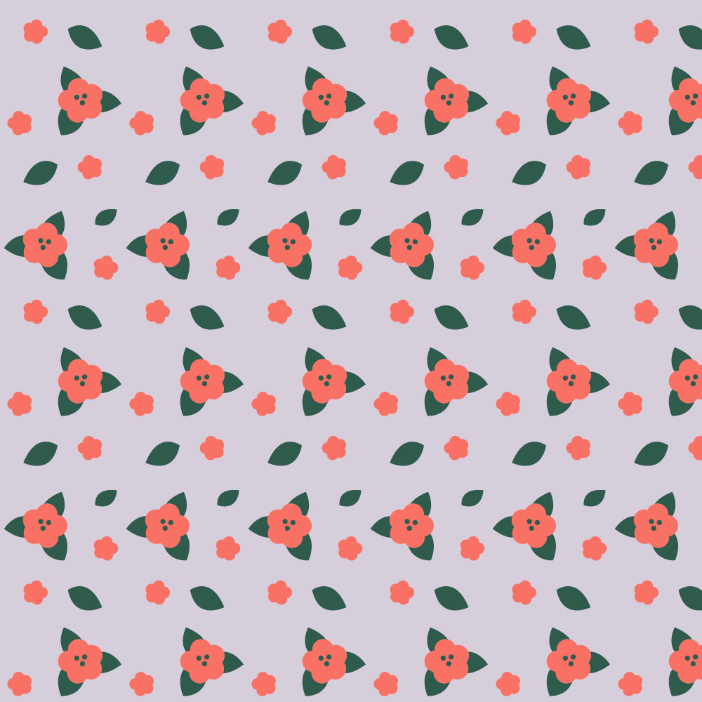 Tapet Premium Heartwork Flori rosii fundal mov, Ecologic, Non-Woven, Set 6 Role, 150 cm x 310 cm