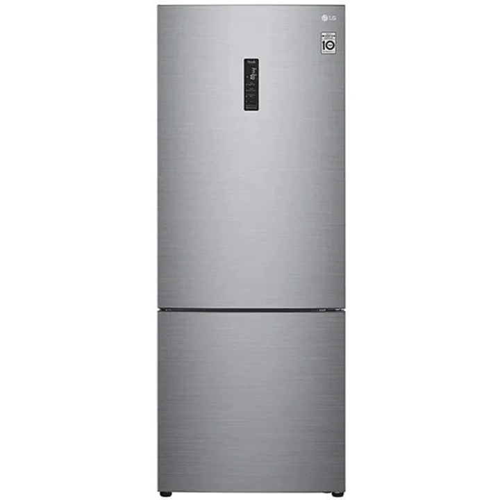 Combina frigorifica LG GBB566PZHMN, No Frost, 462 l, H 185 cm, Clasa E, SmartThinQ, Argintiu