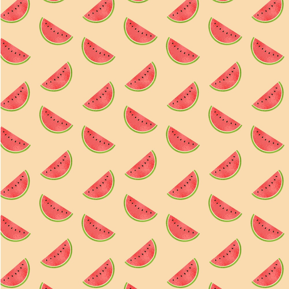 Tapet Premium Heartwork Felii de pepene rosu, Ecologic, Non-Woven, Set 6 Role, 150 cm x 310 cm