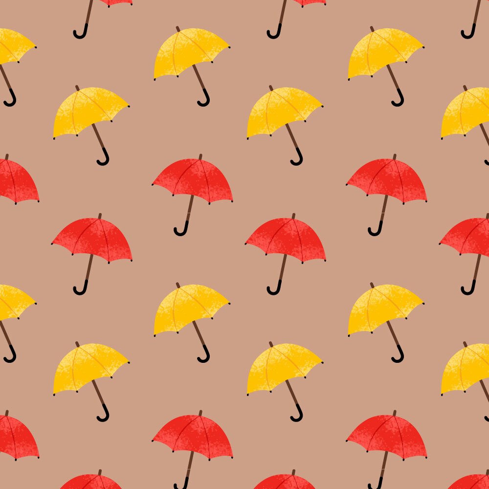 Autocolant Heartwork pentru mobilier, Umbrele colorate, autoadeziv, latime 100 cm x lungime 150 cm